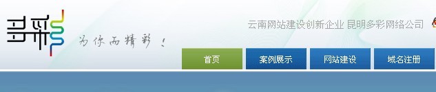 多彩科技網(wǎng)站導航設計截圖